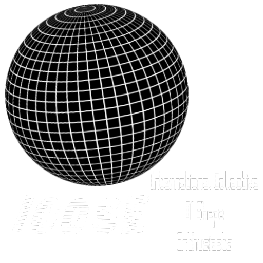 ICOSE Logo - Black sphere with ICOSE wordmark and full name on side